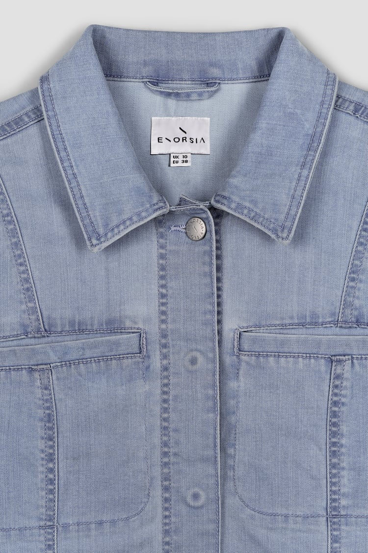 Women's Cropped Denim Jacket