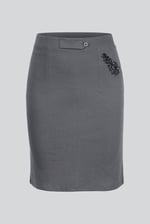 Women's Elastic Waist Pencil Skirt