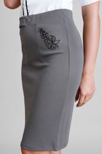 Women's Elastic Waist Pencil Skirt
