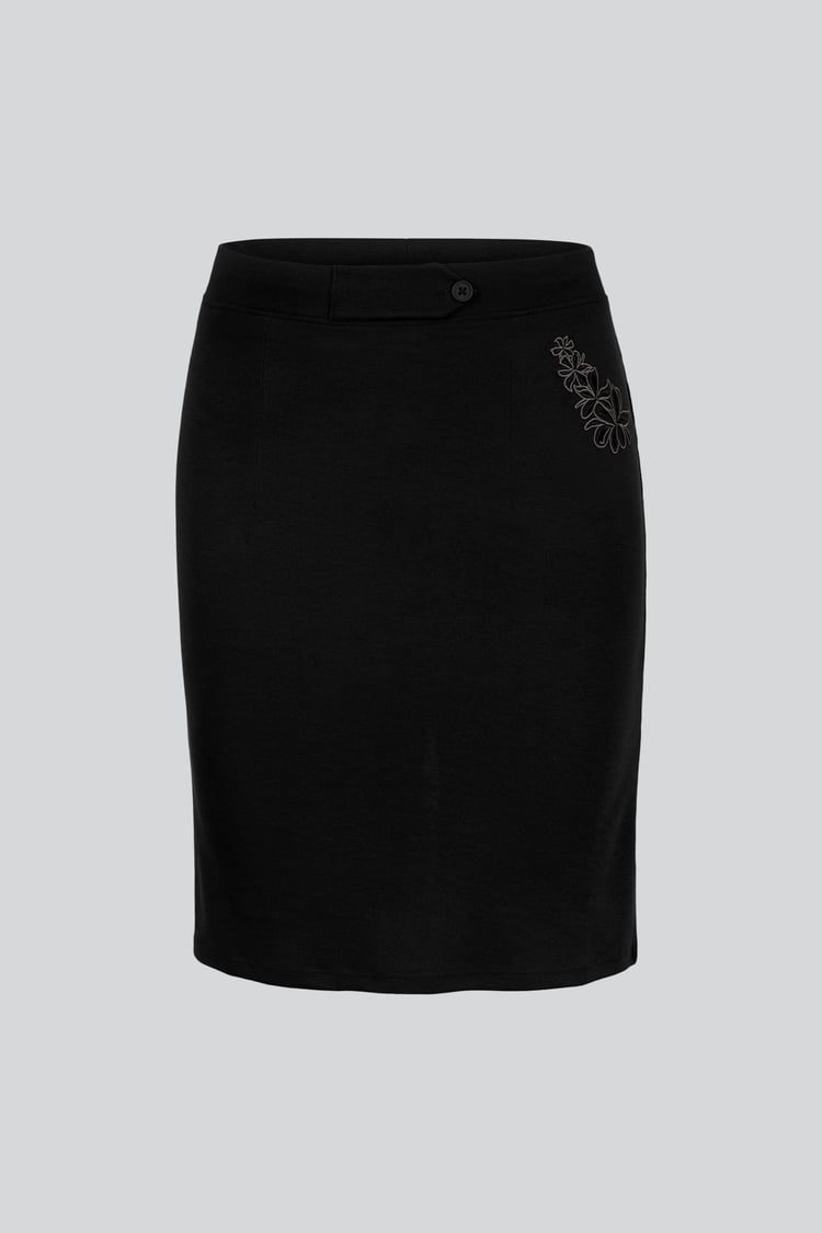 Women's Elastic Waist Pencil Skirt