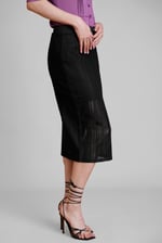 Women's Lace Details Midi Skirt