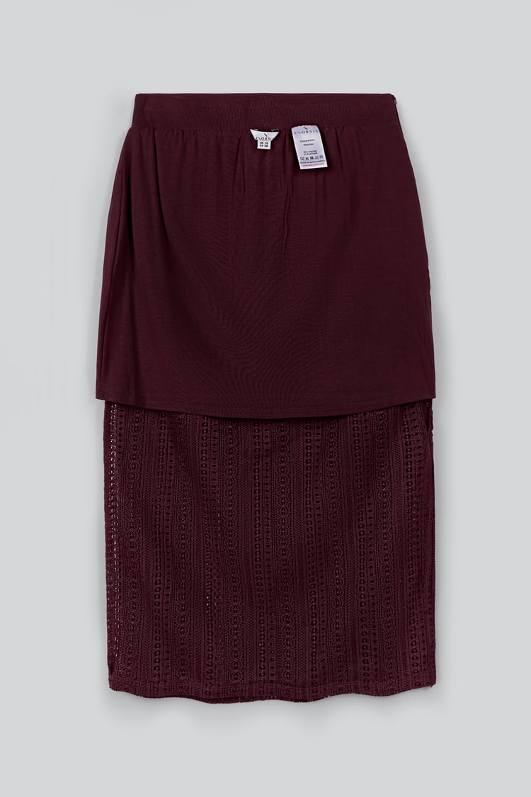 Women's Lace Midi Skirt