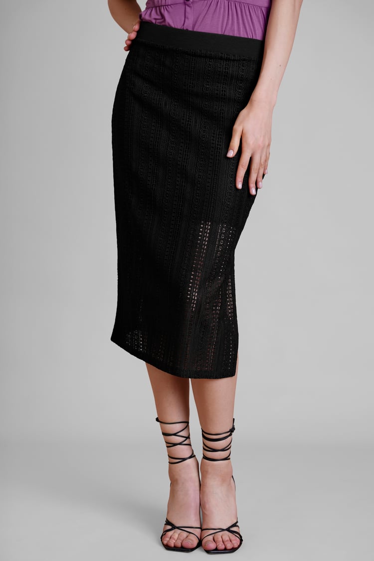 Women's Lace Midi Skirt
