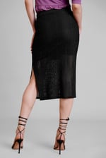 Women's Lace Details Midi Skirt