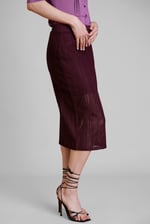 Women's Lace Midi Skirt