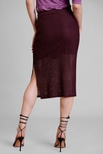 Women's Lace Midi Skirt
