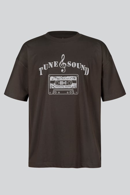 Men's Brown Oversized Heavy Weight T-Shirt