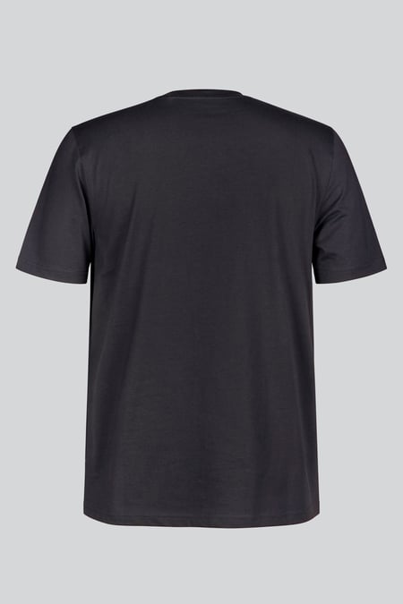 Men's Black Regular Fit Unbroken Print T-Shirts