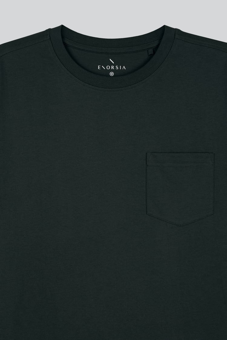 Men's Relaxed Fit Essential Crew Neck Cotton T-Shirt