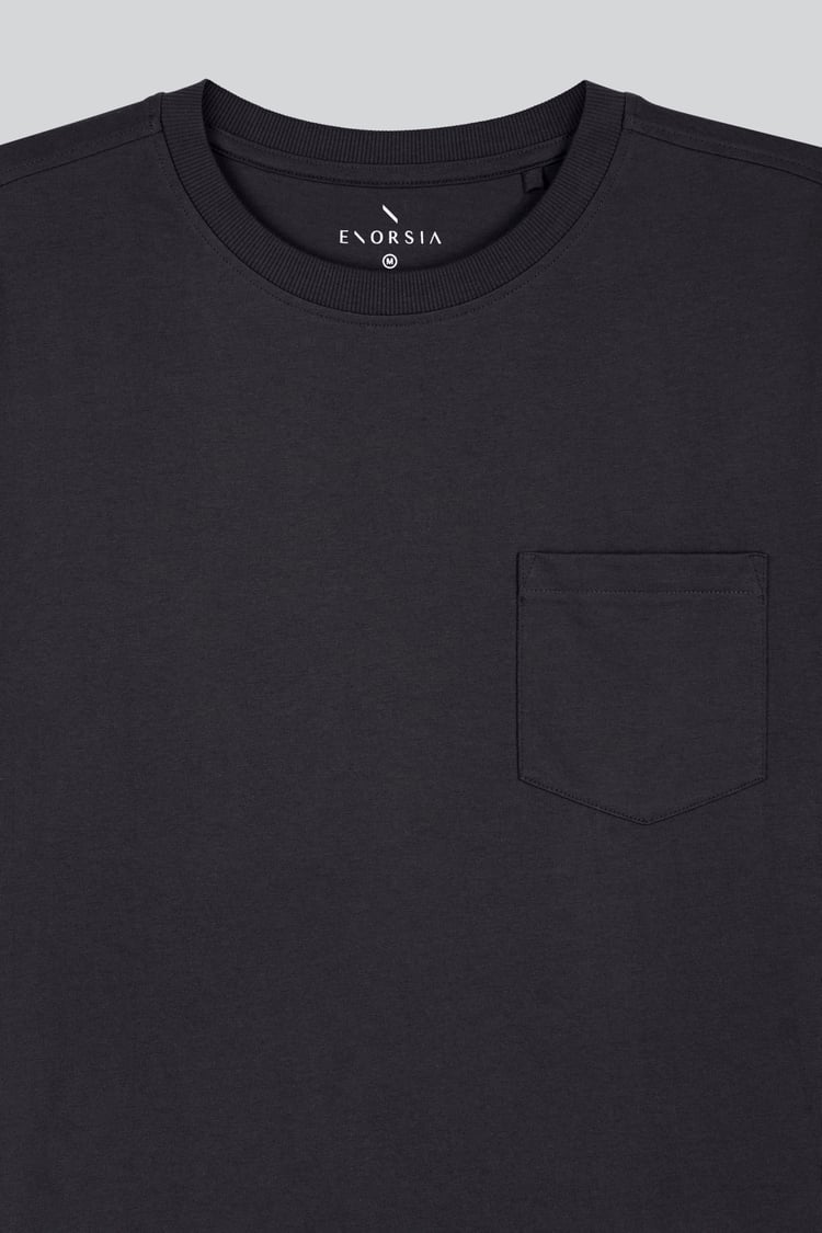 Men's Relaxed Fit Essential Crew Neck Cotton T-Shirt