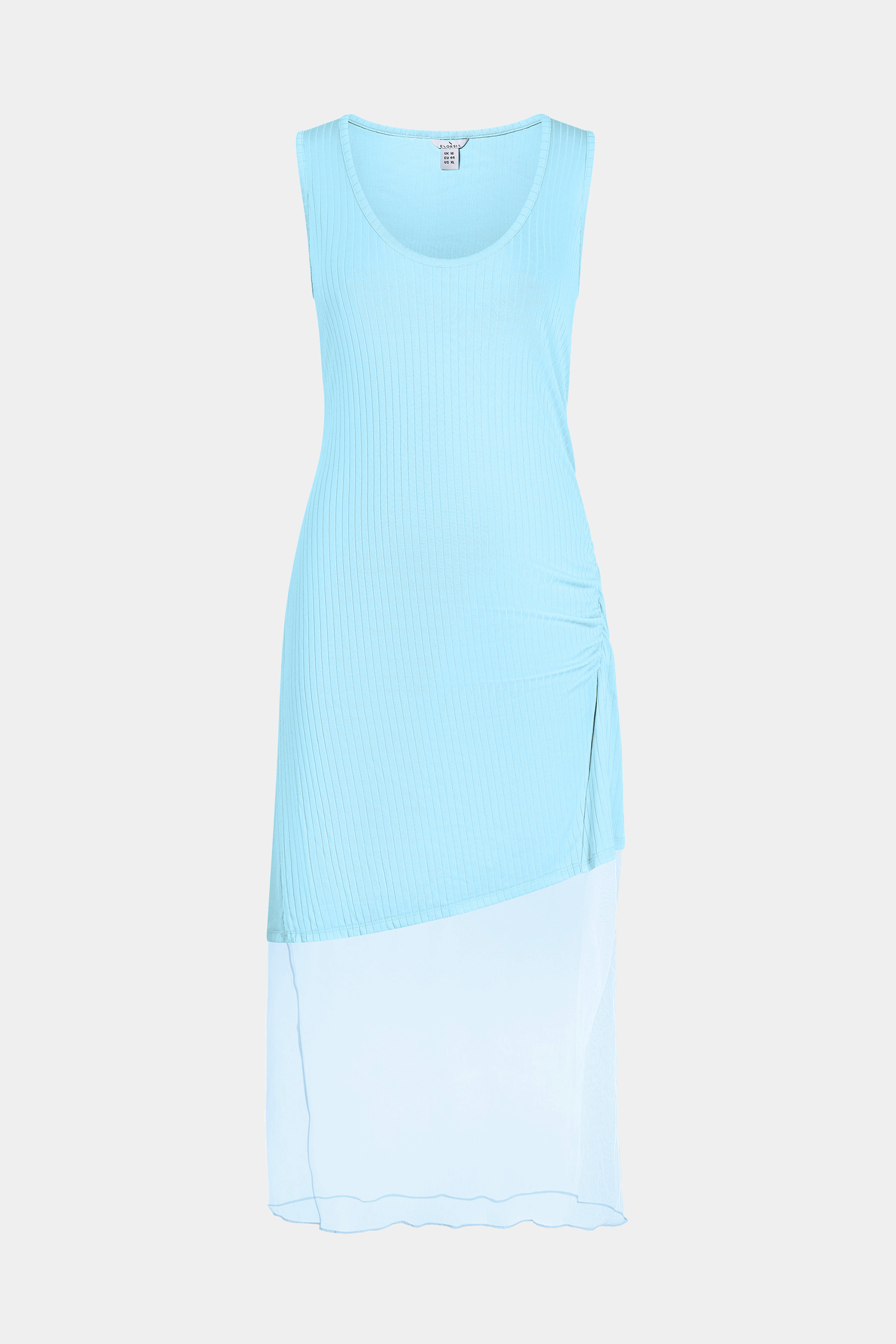 Chic Slim-Fit Dress with Mesh Detail