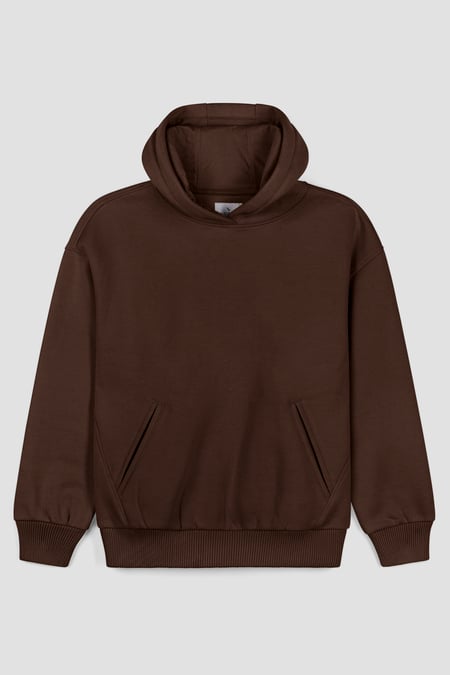 Women's Ecru Relaxed Fit Hoodie