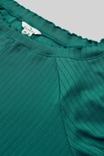 Ruffle Seam Midaxi Rib Dress