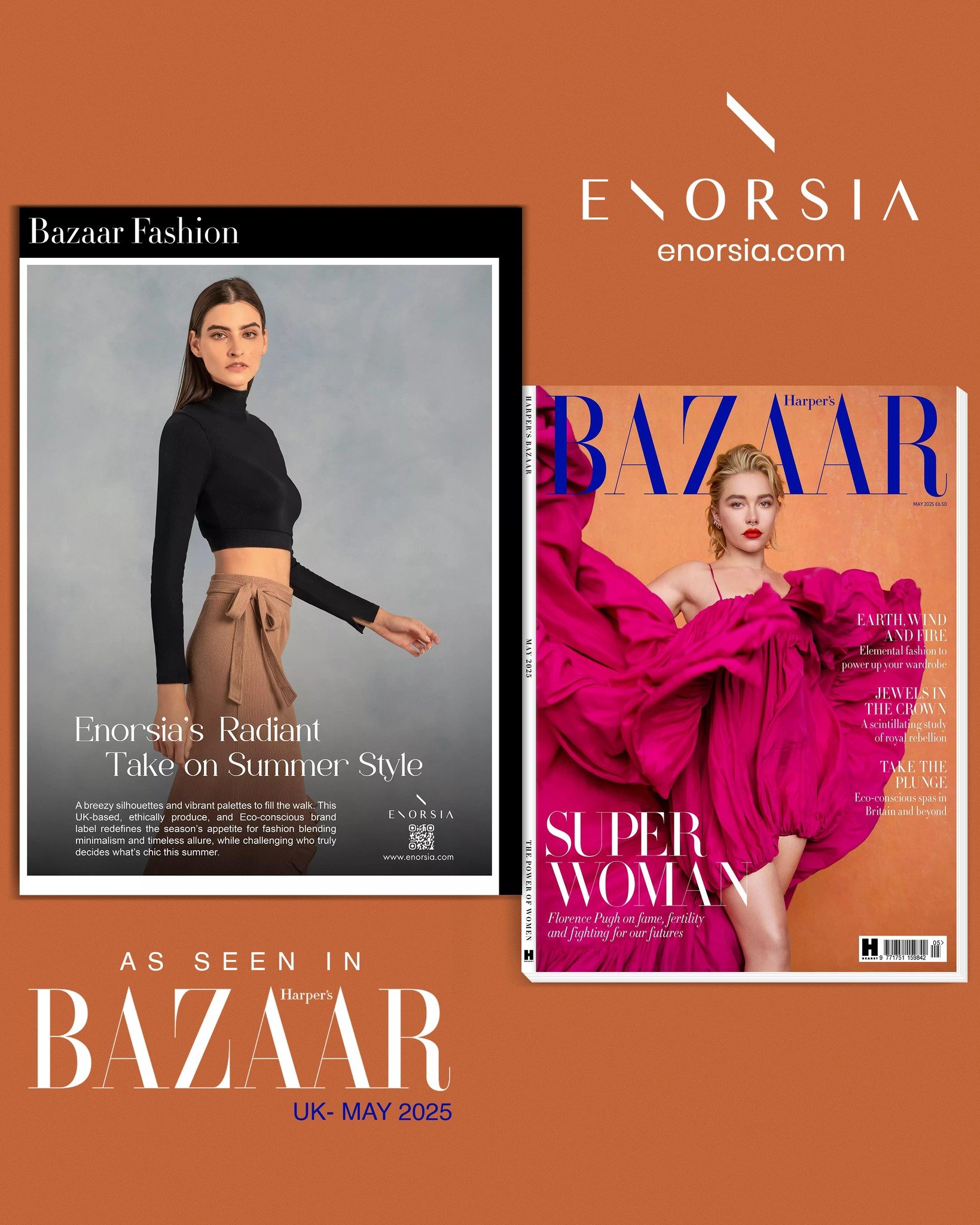 Enorsia | Harper's Bazaar UK • May 2025