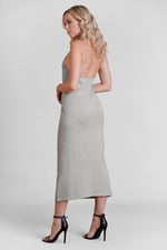 Women's Halter Neck Midi Dress