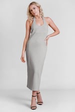 Women's Halter Neck Midi Dress