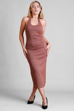Women's Halter Neck Midi Dress