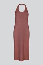 Women's Halter Neck Midi Dress