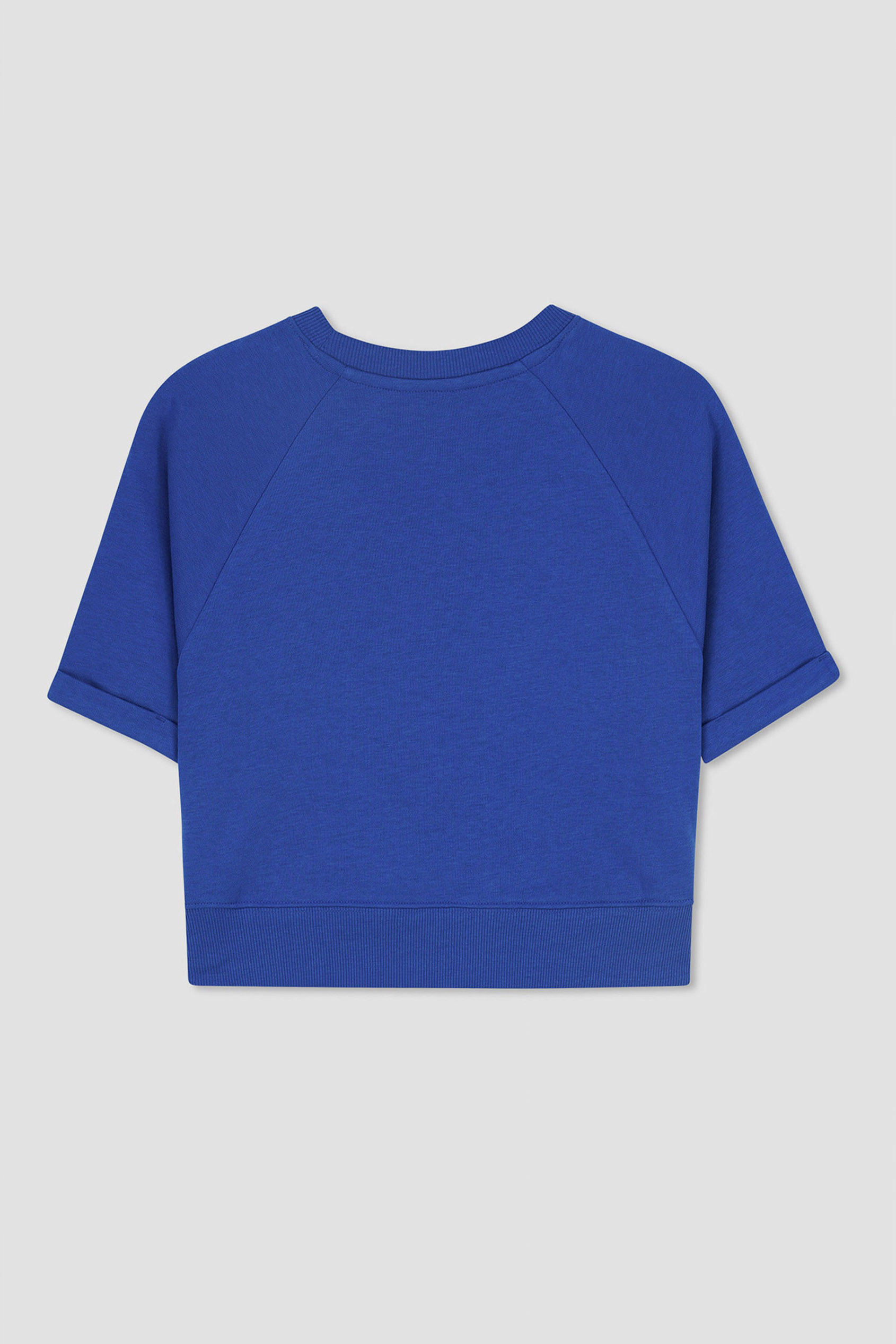 Womens Blossom Print Cropped Sweatshirt