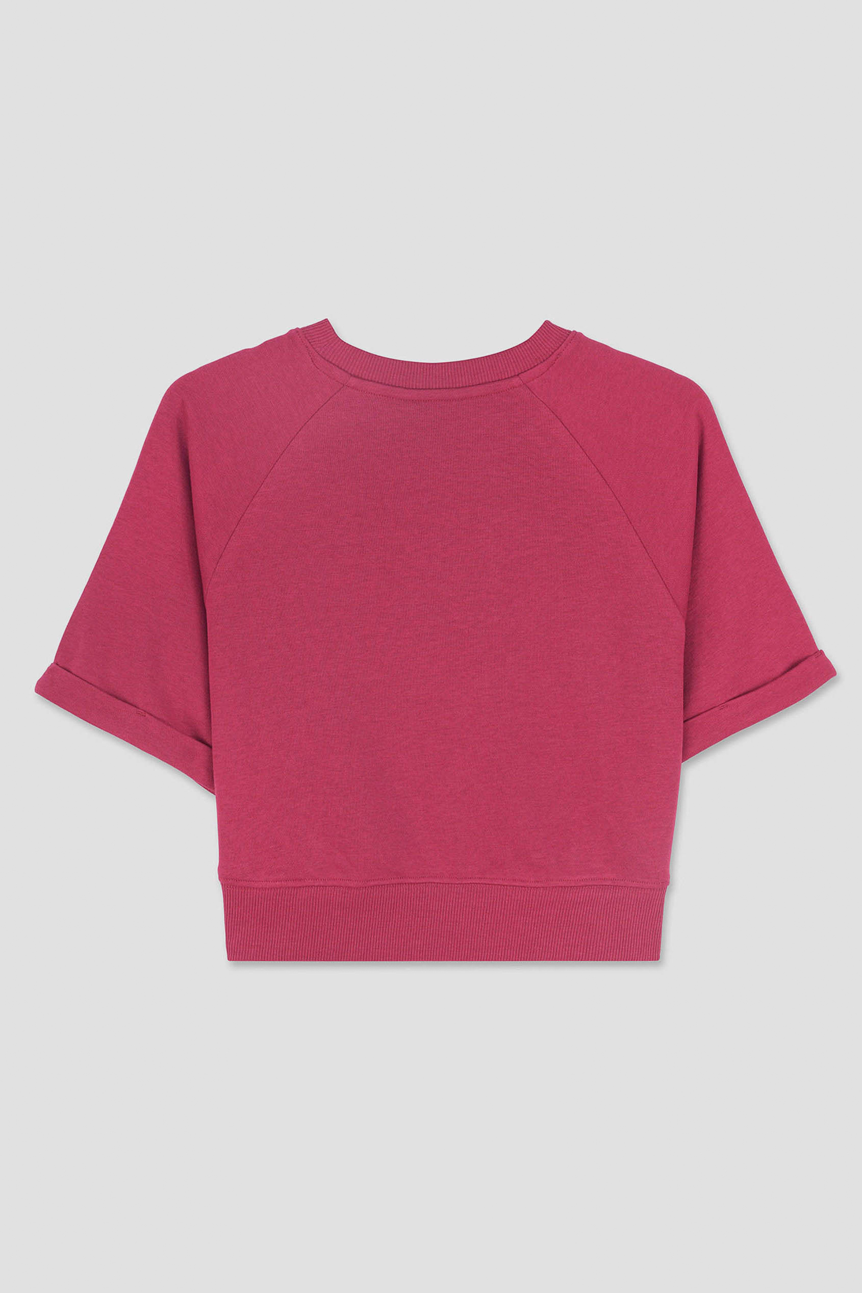 Womens Blossom Print Cropped Sweatshirt