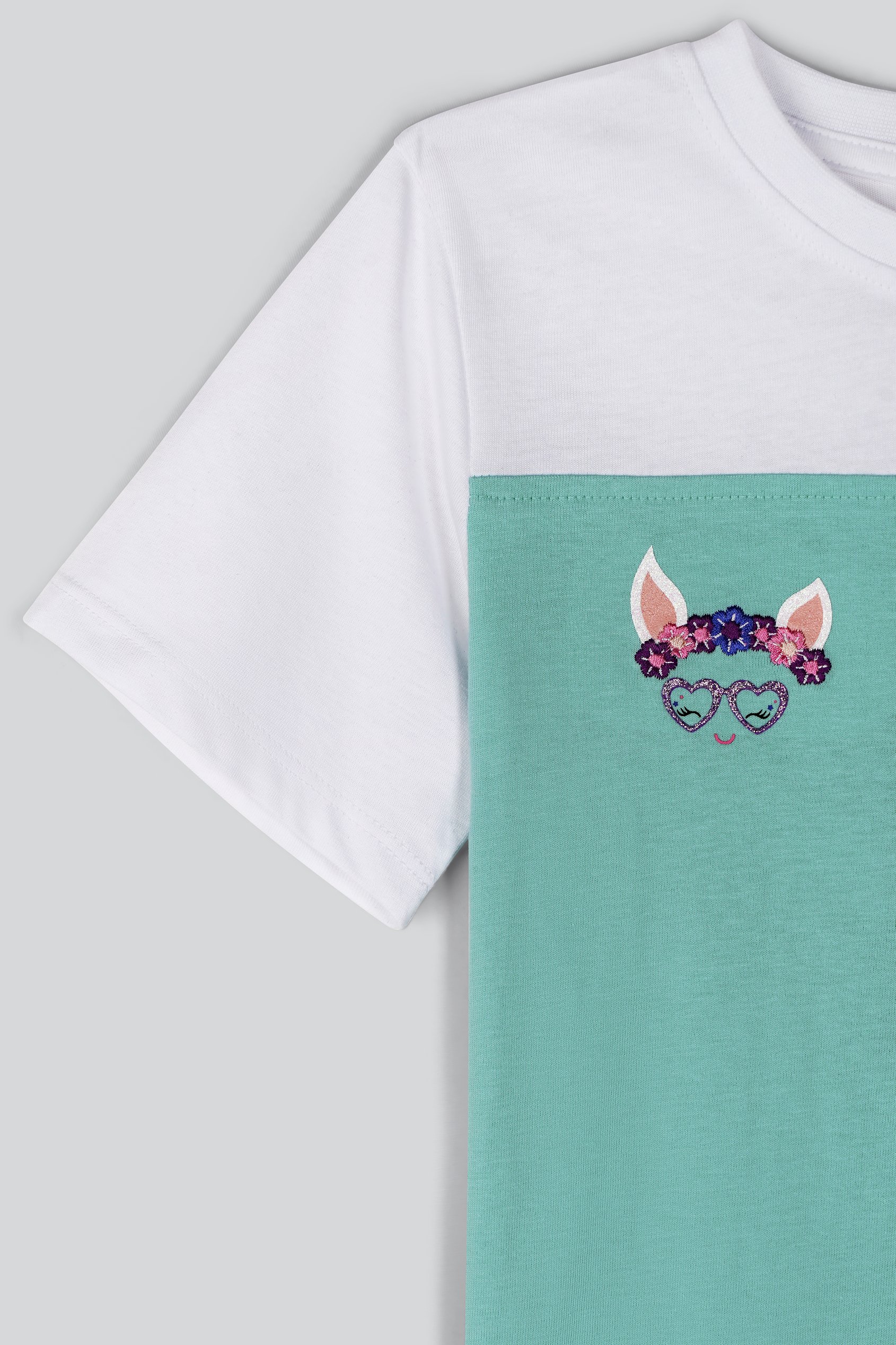 Girl's Colour Block T-shirt