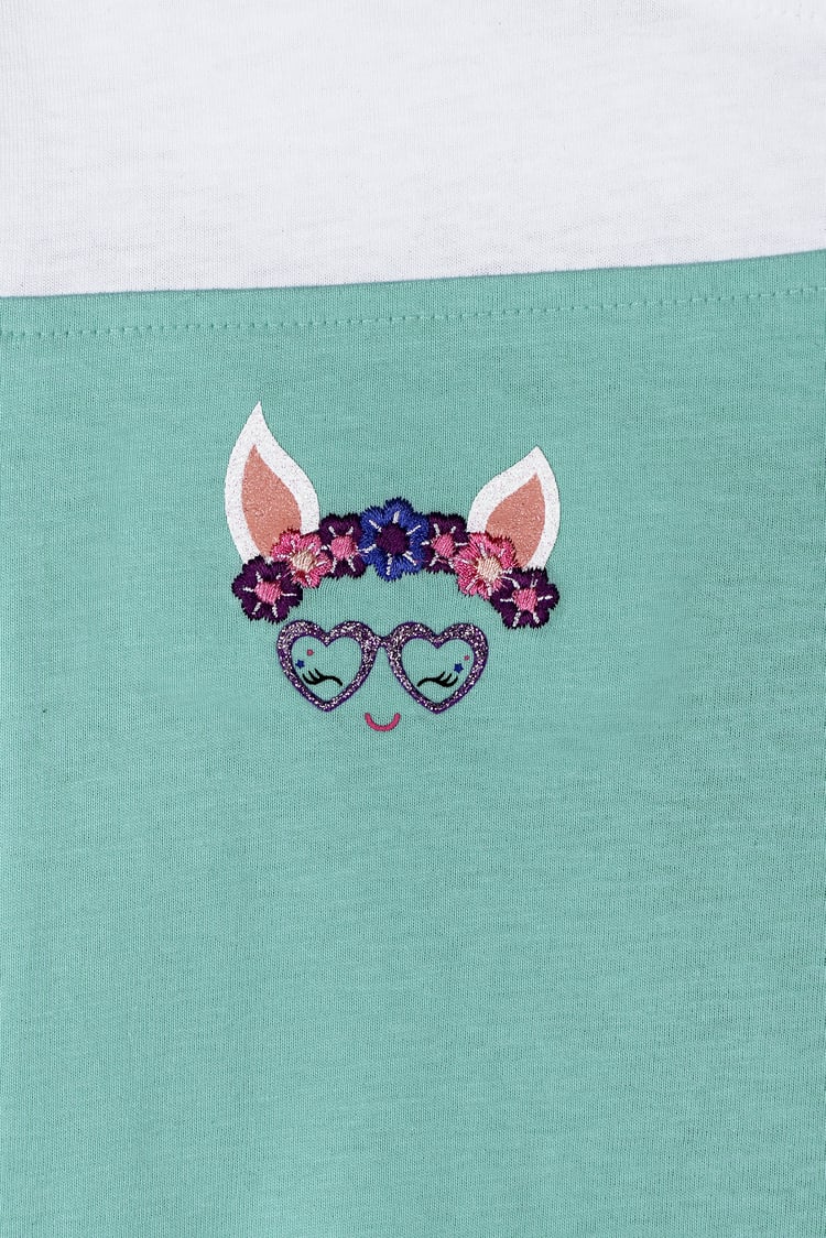 Girl's Colour Block T-shirt