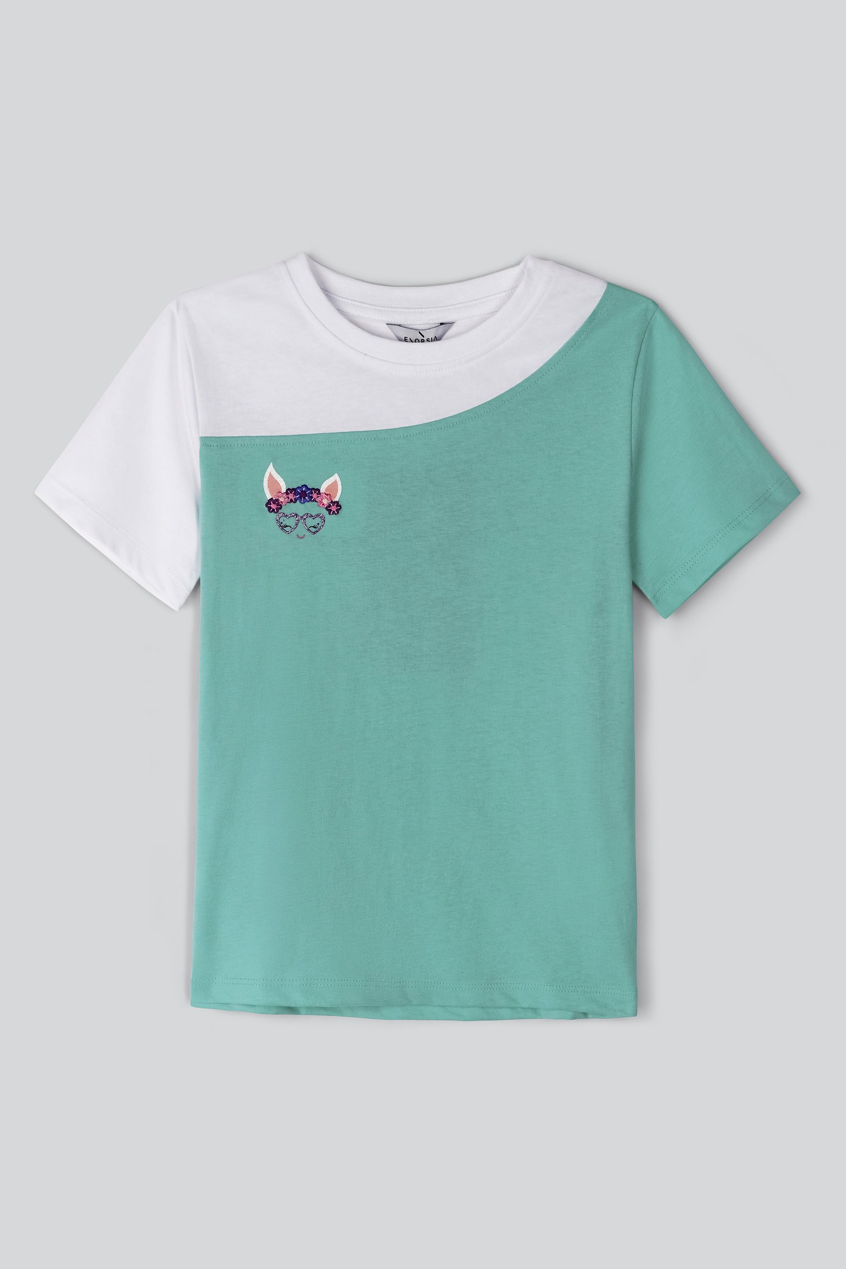 Girl's Colour Block T-shirt