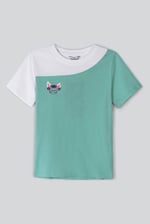 Girl's Colour Block T-shirt