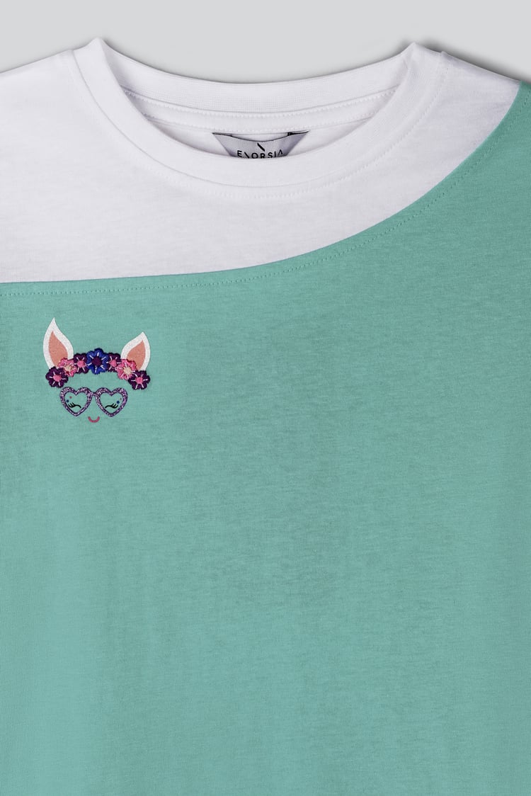 Girl's Colour Block T-shirt