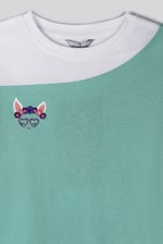 Girl's Colour Block T-shirt