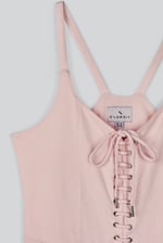 Tie Front  Midi Dress