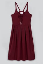 Tie Front Midi Dress