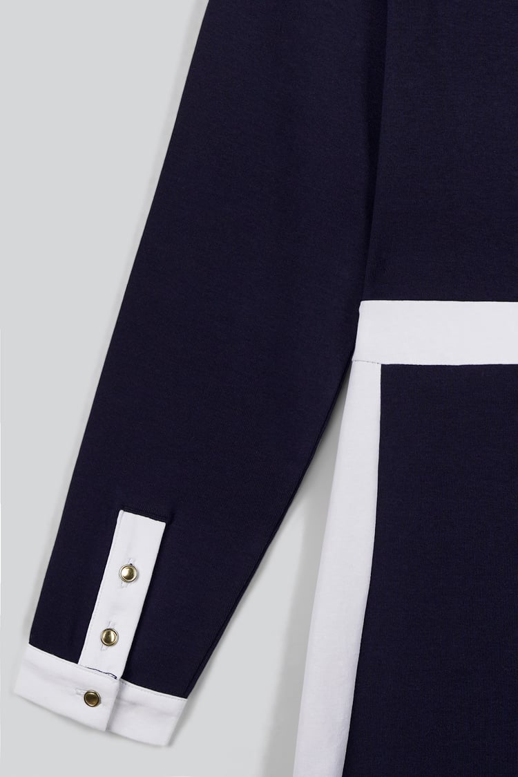 Women's V-Neck Jersey Midi Dress