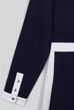 Women's V-Neck Jersey Midi Dress