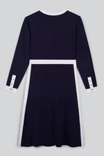 Women's V-Neck Jersey Midi Dress