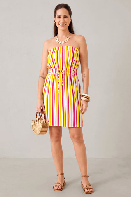 White Printed Bardot Jersey Mini Dress