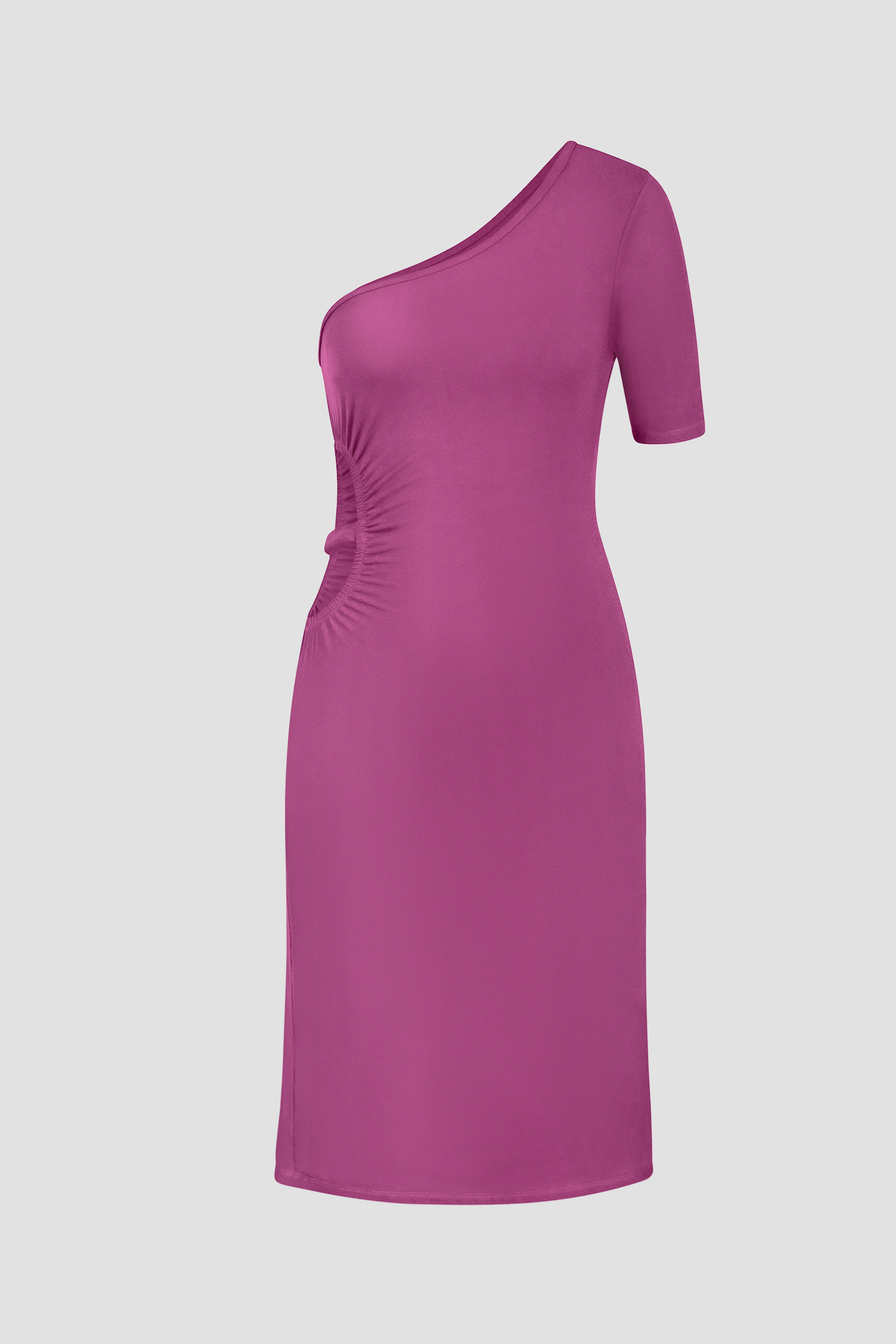 Asymmetric Neck Line Dress