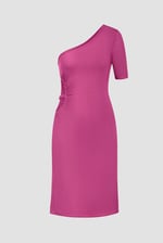 Asymmetric Neck Line Dress