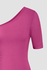 Asymmetric Neck Line Dress