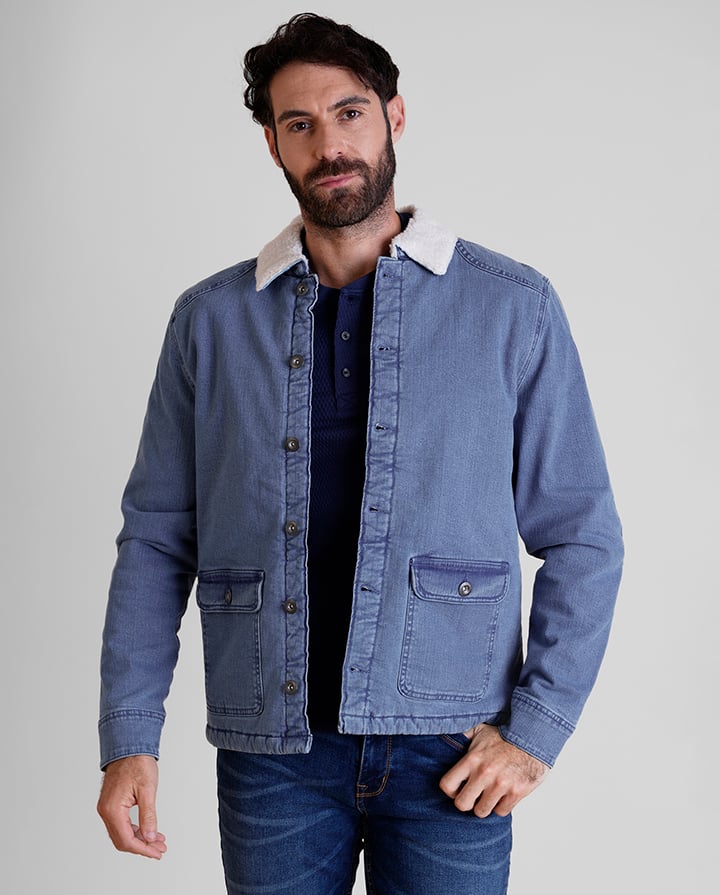 Borg Lined Denim Jacket