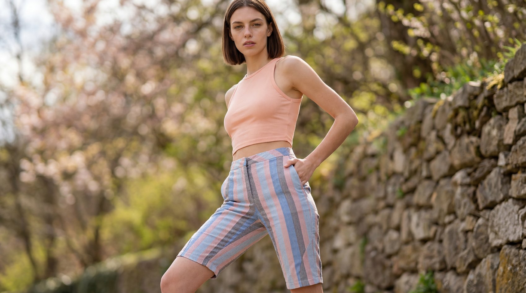 Women's summer shorts and casual tops styled for comfort and fashion
