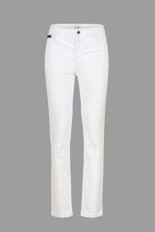 White Straight Leg Jeans
