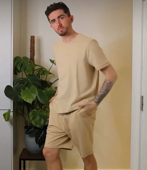 Cream Flap Detail Kangaroo Pocket Hoodie