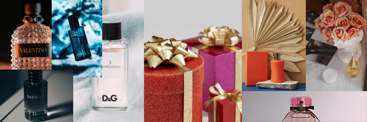 Luxury fragrance gift lifestyle scene