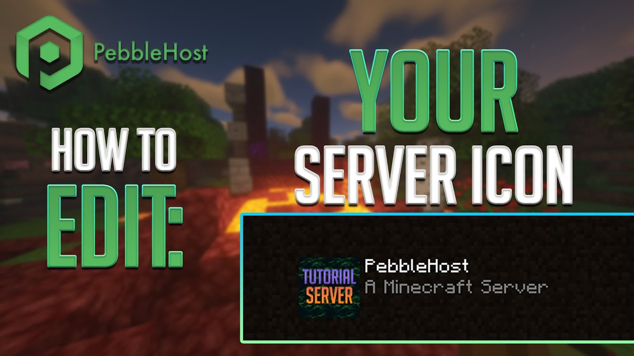 PebbleHost Knowledgebase | How To Change Your Servers Icon