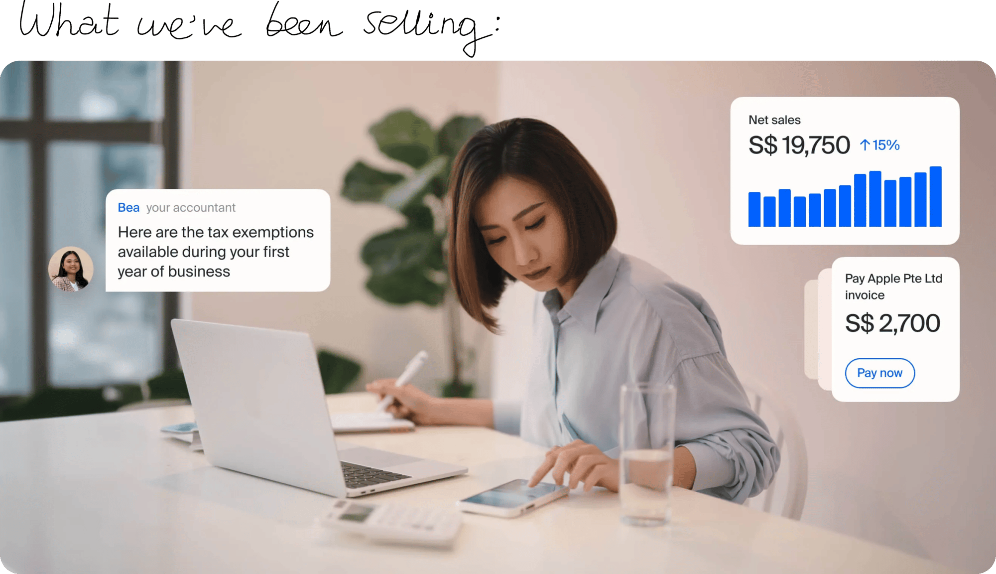 Bookkeeping workflow running through Slack threads