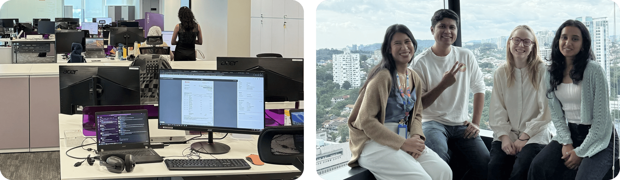 Field research with agents in the Kuala Lumpur office
