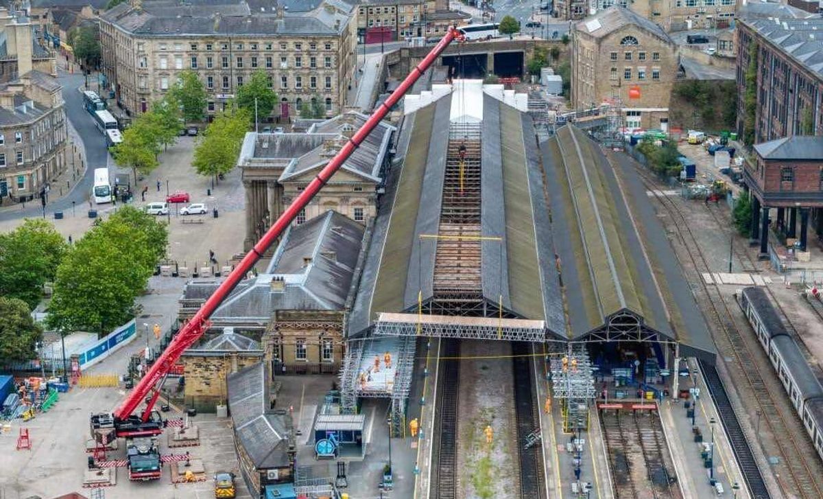 TransPennine Route Upgrade electrification works