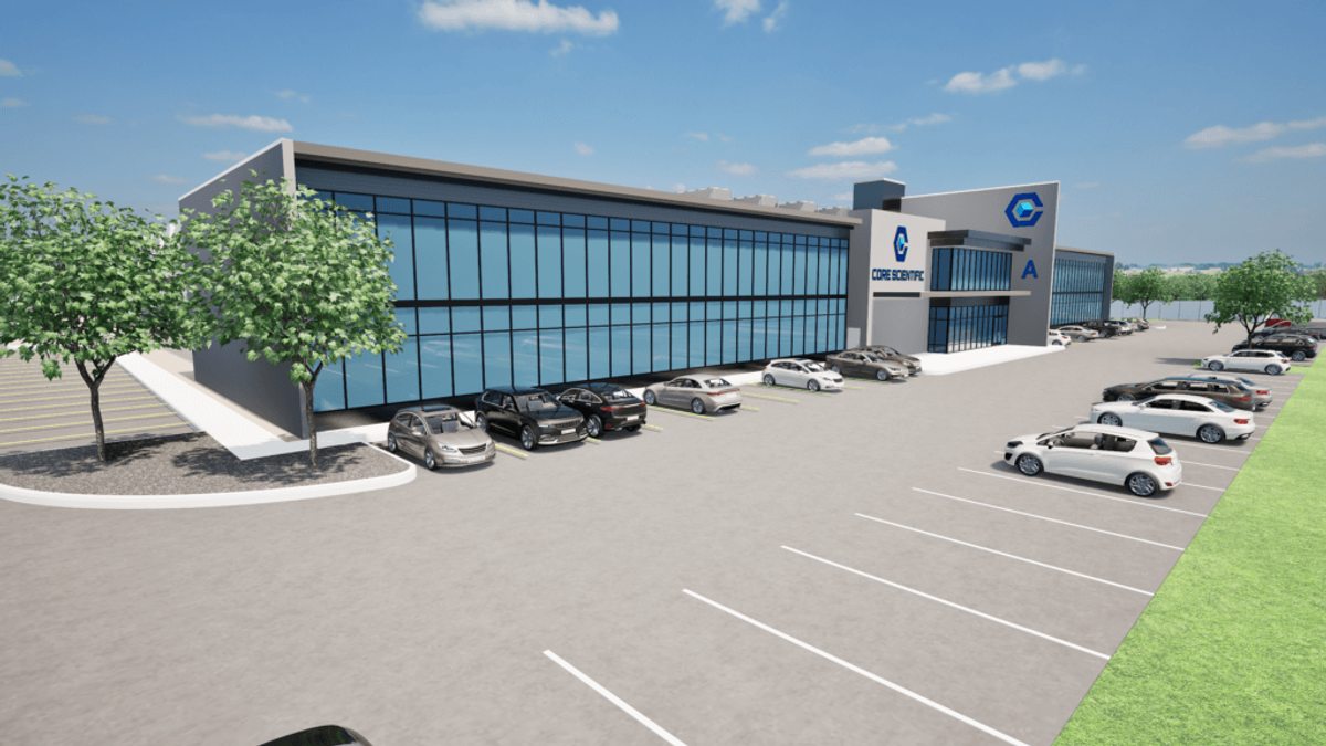 Core Scientific: Muskogee 1 data center oklahoma