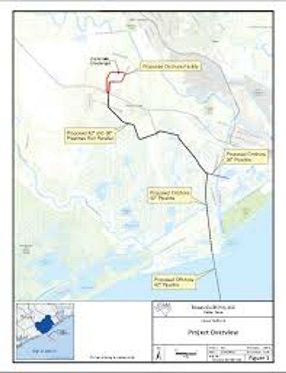 Texas Gulflink Project Map